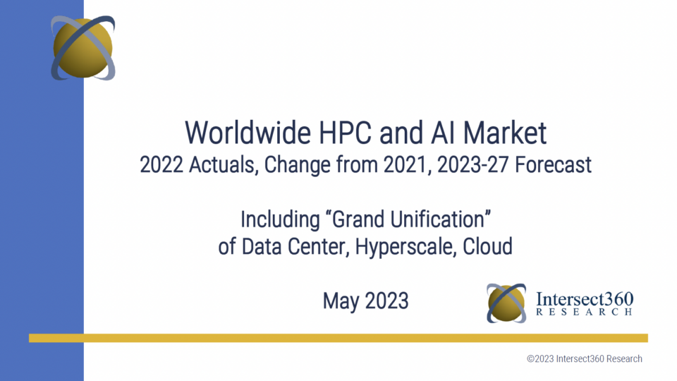 May 2023 HPC and AI Market Forecast Presentation